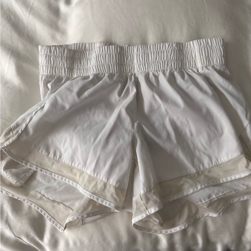 Athleta White Athletic Shorts